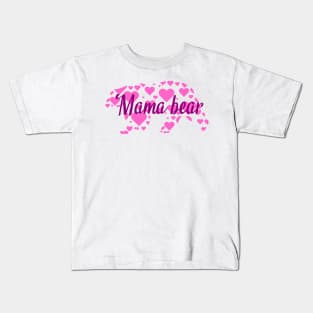 women mama bear Kids T-Shirt